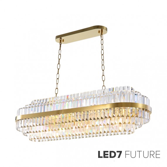 Ritz - Odeon 19 Rectangular Chandelier